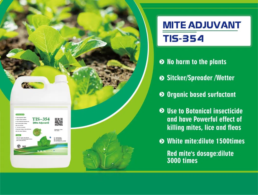 Botanical Insecticide Additive Safety Control for Mite Lices 90% Control Rate for Use Alone Acaricide