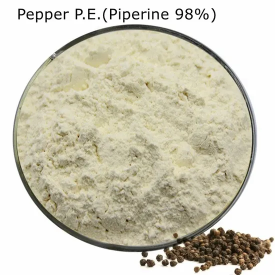 100%Natural Pepper P. E. (Piperine 98%) to Enhance Aroma and Flavor 